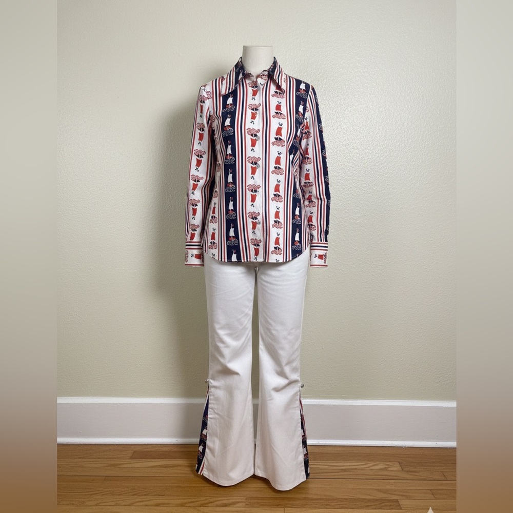 Neiman Marcus Nautical Red and Blue SET Rare/ VINTAGE 1968 for Girls Size 12